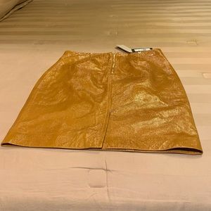 NWT Kenneth Cole New York 100% Genuine Leather Skirt – Premium Quality